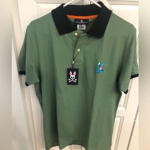 Psycho Bunny Polo Shirt size 6 or L new with tags